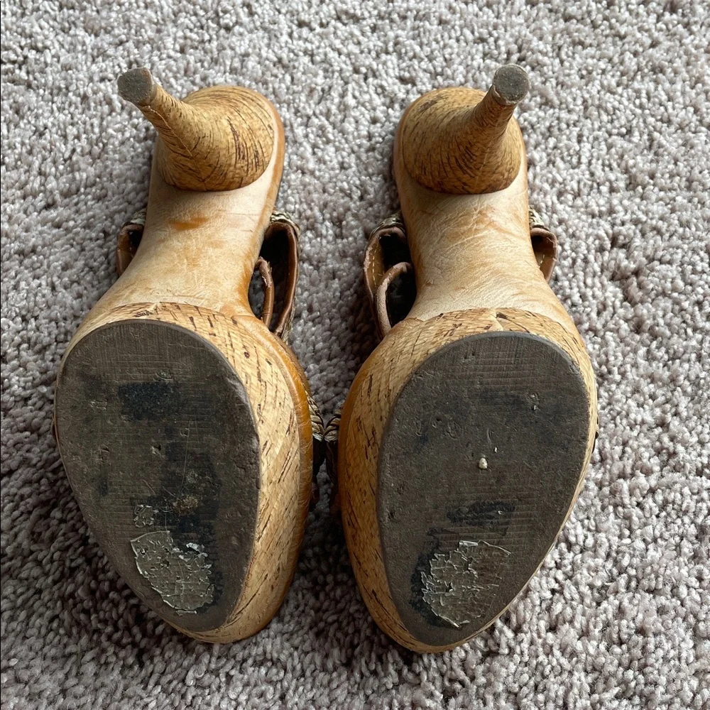 Boston Proper, woven summer sandals, size 7